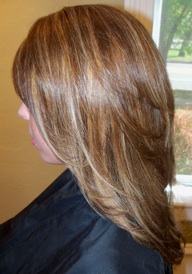 Light Brown Hair With Red Lowlights And Blonde Highlights